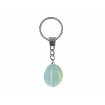 Preview: BB Edelstein Schlüsselanhänger Wassermann Aquamarin
