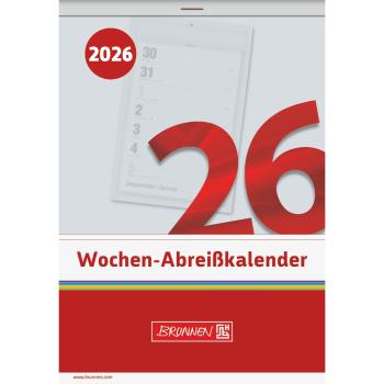 Brunnen Wochenabreißkalender Nr.25 10,5x14,6cm 2026