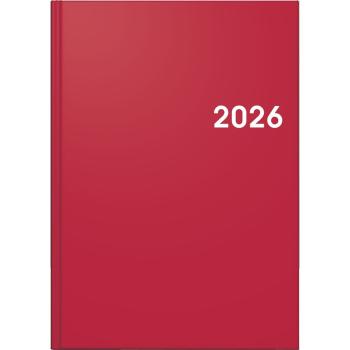 Brunnen Buchkalender rot A5 1S/1T 2026