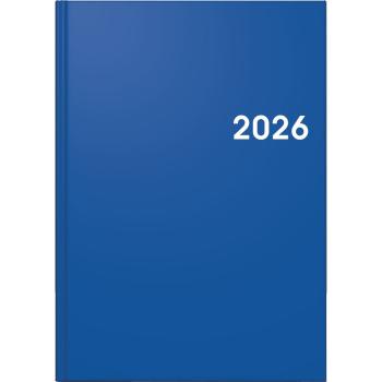 Brunnen Buchkalender blau A5 1S/1T 2026