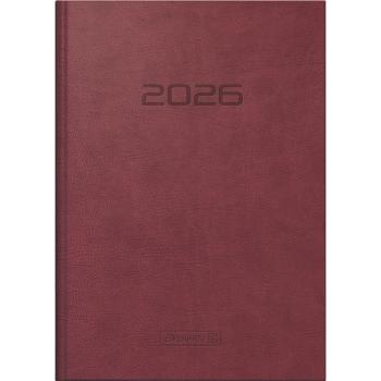 Brunnen Buchkalender Kunstleder Prestige braun A5 1S/1T 2026