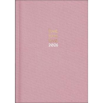 rido/idé Buchkalender Young Line Love A5 2S/1W 2026