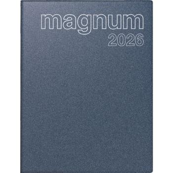 rido/idé Buchkalender Magnum Reflection blau 18x24cm 1W/2S 2026