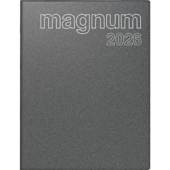 rido/idé Buchkalender Magnum Reflection grau 18x24cm 1W/2S 2026