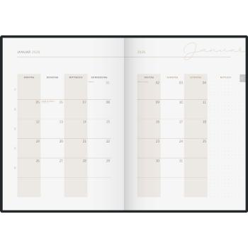 rido/idé Buchkalender Premium Young Line Watercolor A5 1S/1T 2026