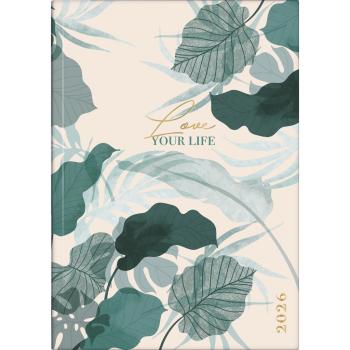 rido/idé Buchkalender Premium Young Line Love A5 1S/1T 2026