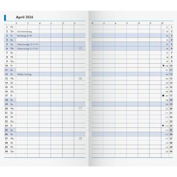 Brunnen Taschenkalender Einlage Mod.750 9x15cm 2S/1M 2026