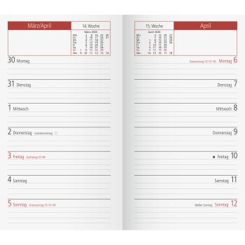 rido/idé Plankalender Ersatzkalender TM15 1S/1W 2026