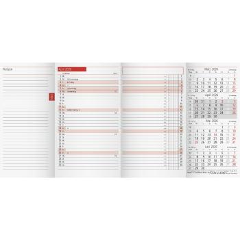 rido/idé Plankalender TM12 Ersatzkalender 1M/2S 2026
