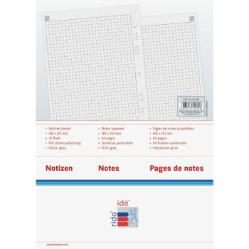 Rido Timer Timing1 Notiz Formular A5 kariert