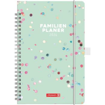 Brunnen Familienplaner Grafik1 A5 2S/1W Confetti 2026