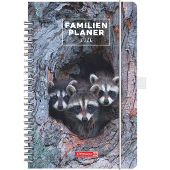 Brunnen Familienplaner Grafik2 A5 2S/1W Animal 2026