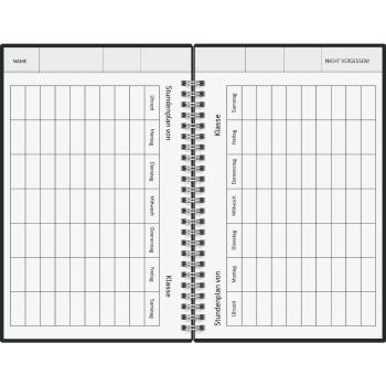 Preview: Brunnen Familienplaner Grafik2 A5 2S/1W Animal 2026