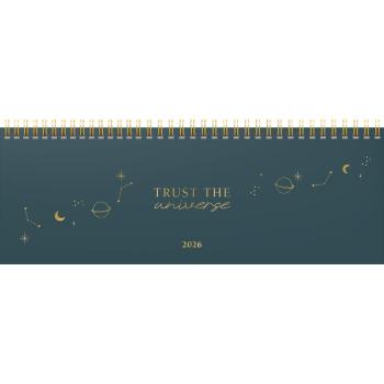 rido/idé Querterminkalender Young Line Universe 30x10cm 2S/1W 2026