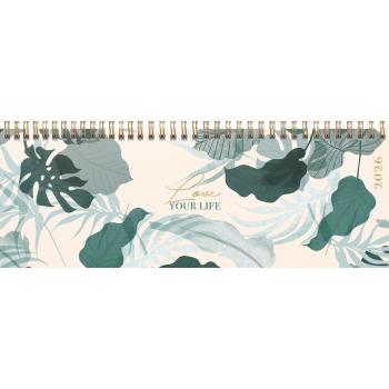 rido/idé Querterminkalender Young Line Love 30x10cm 2S/1W 2026