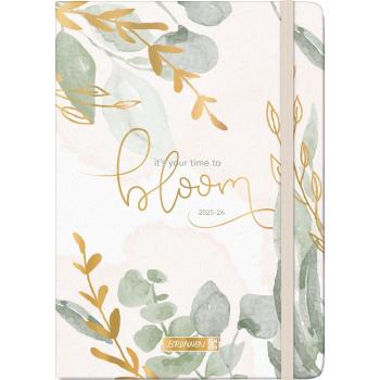 Brunnen Schülerkalender A5 2S/1W Textil Bloom 2025/26