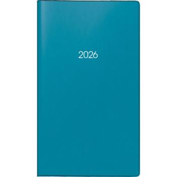 Brunnen Taschenkalender Register Mod.753 9x15cm 2S/1M petrol 2026