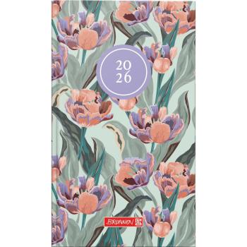 Brunnen Taschenkalender Mod. 756 Botanical A6 9x15cm 2S/1W 2026