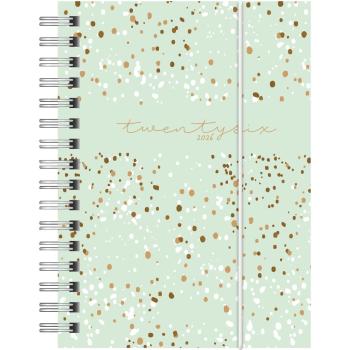 rido/idé Taschenkalender Technik I perfect PP Confetti 10x14 2S/1W 2026