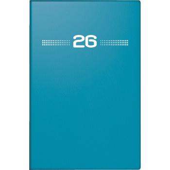 rido/idé Taschenkalender Partner PVC petrol A7 2S/1W 2026