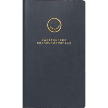 rido/idé Taschenplaner int. Trend4 Smile dunkelblau A6 2S/1W 2026