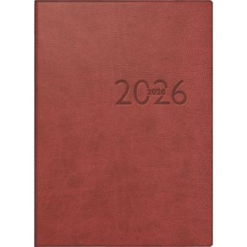 rido/idé Taschenkalender Technik I bordeaux 10x14cm 2S/1W 2026