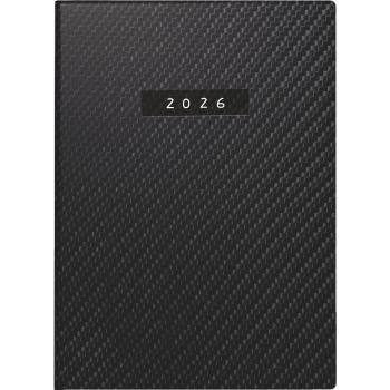 rido/idé Taschenkalender Technik II Carbon A6 10x14cm 1S/2T 2026