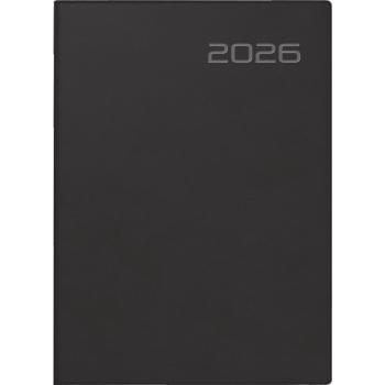 rido/idé Taschenkalender Technik III Balacron-Einband schwarz 10x14cm 1S/1T 2026