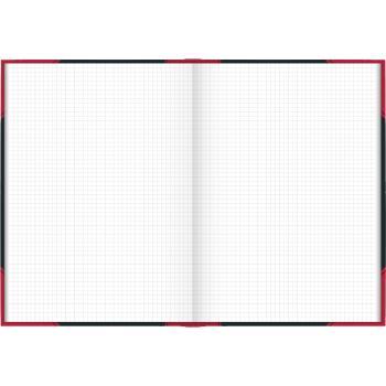 Preview: K&E Notizbuch A4 Chinabuch 96 Blatt kariert schwarz