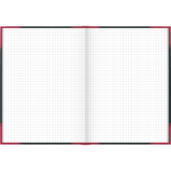 Preview: K&E Notizbuch A5 Chinabuch 96 Blatt kariert schwarz