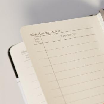 Brunnen Notizbuch Kompagnon A6 kariert CC azur