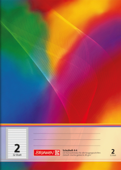 Brunnen Schulheft 32 Blatt Standard A4 Lineatur 2