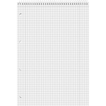 Preview: Brunnen Collegeblock A4 Student Premium 80 Blatt kariert Lineatur 28 - Spirale oben
