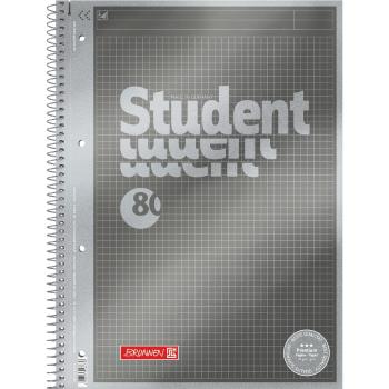 Brunnen Collegeblock A4 Student Premium 80 Blatt kariert Protokoll