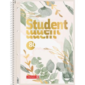 Brunnen Collegeblock A4 Student Premium 80 Blatt Lineatur 27 bloom