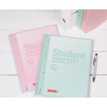 Brunnen Collegeblock A4 Student Premium 80 Blatt Lineatur 28 Pastell I