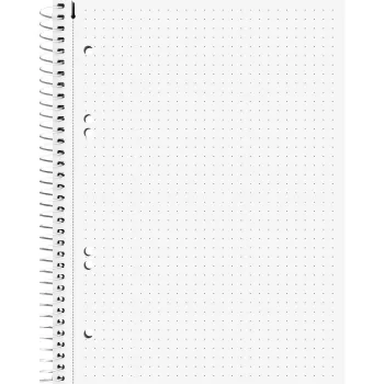 Preview: Brunnen Collegeblock A5 Student Premium 80 Blatt dotted
