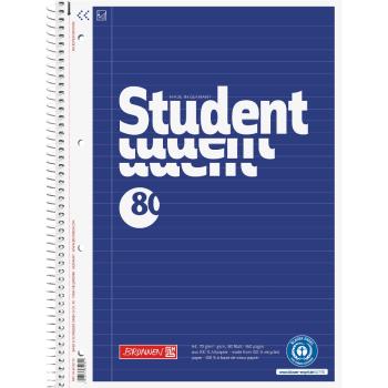Brunnen Collegeblock A4 Student Recycling 80 Blatt liniert Lineatur 21