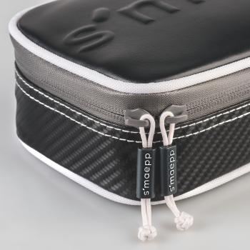 Brunnen Schlampermäppchen s'maepp XL carbon schwarz/silber
