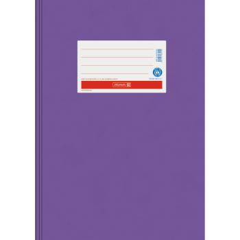 Brunnen Premium Hefthülle A4 Karton mit Schild violett