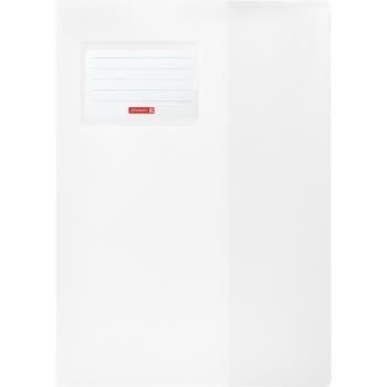 Brunnen Premium Hefthülle A4 FACT!pp mit Namensschild weiß