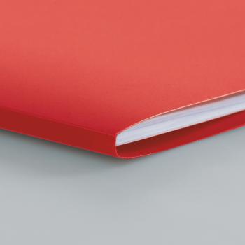 Preview: Brunnen Premium Hefthülle A4 FACT!pp mit Namensschild rot