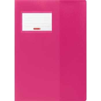 Brunnen Premium Hefthülle A4 FACT!pp mit Namensschild pink