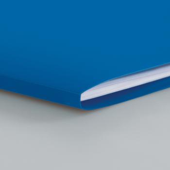 Preview: Brunnen Premium Hefthülle A4 FACT!pp mit Namensschild blau