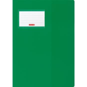 Brunnen Premium Hefthülle A4 FACT!pp mit Namensschild grün