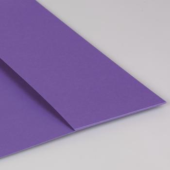 Preview: Brunnen Premium Hefthülle A5 Karton mit Schild violett