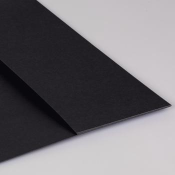 Preview: Brunnen Premium Hefthülle A5 Karton mit Schild schwarz