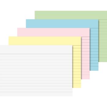 Preview: Brunnen Karteikarten A6 liniert 100 Stück sortiert