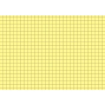 Preview: Brunnen Karteikarten A6 kariert 100 Stück gelb