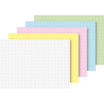 Preview: Brunnen Karteikarten A7 dotted 100 Stück sortiert